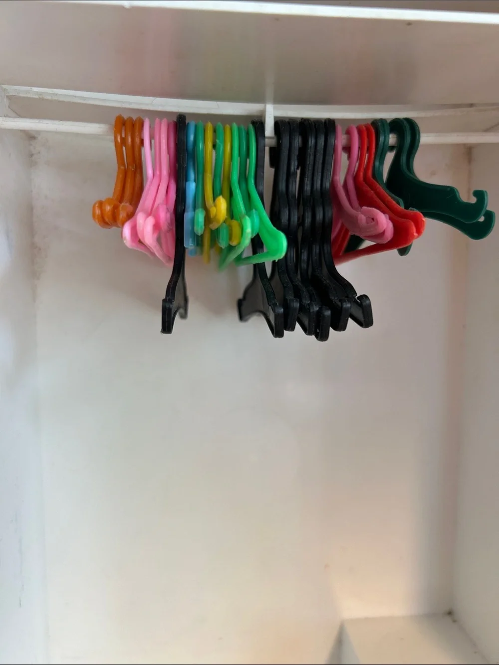 Vintage 60s Pedigree Sindy Doll White and Gold Wardrobe Closet w/ Hangers